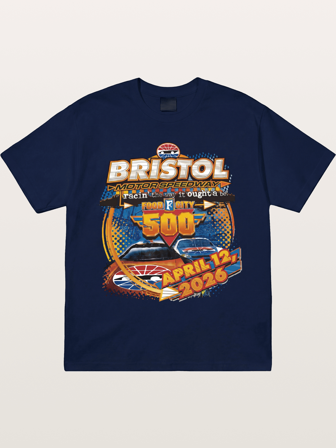 2026 Bristol Food City 500 Print Gildan T-shirt