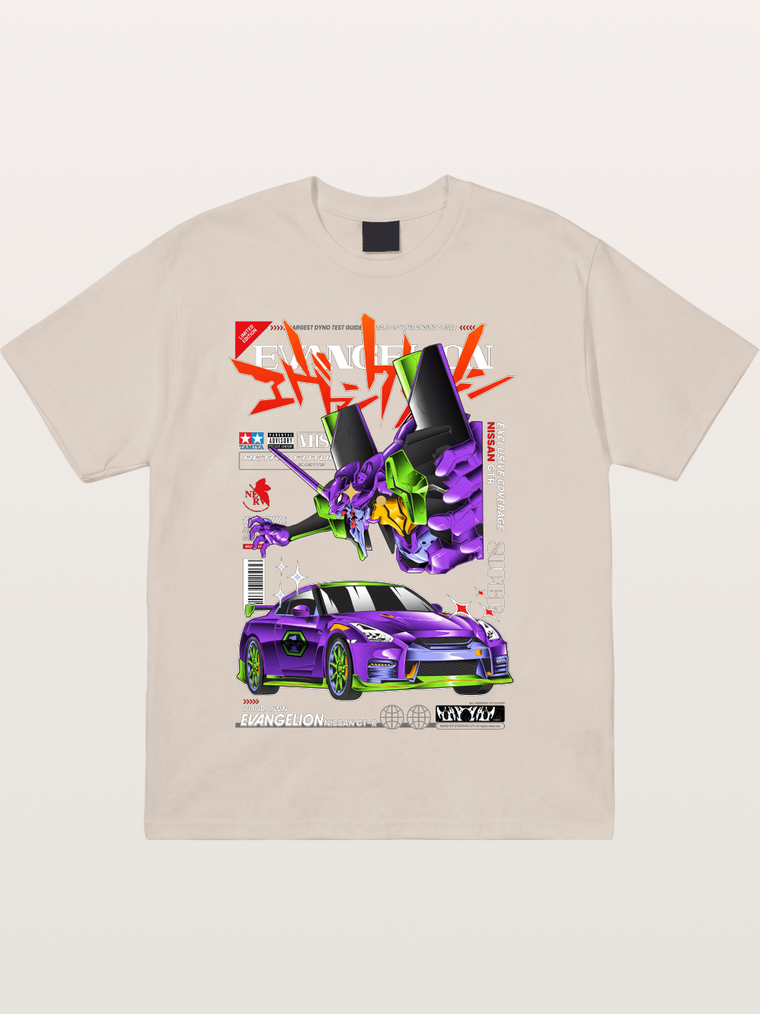 Eva x GTR Purple Legend Cotton T-shirt