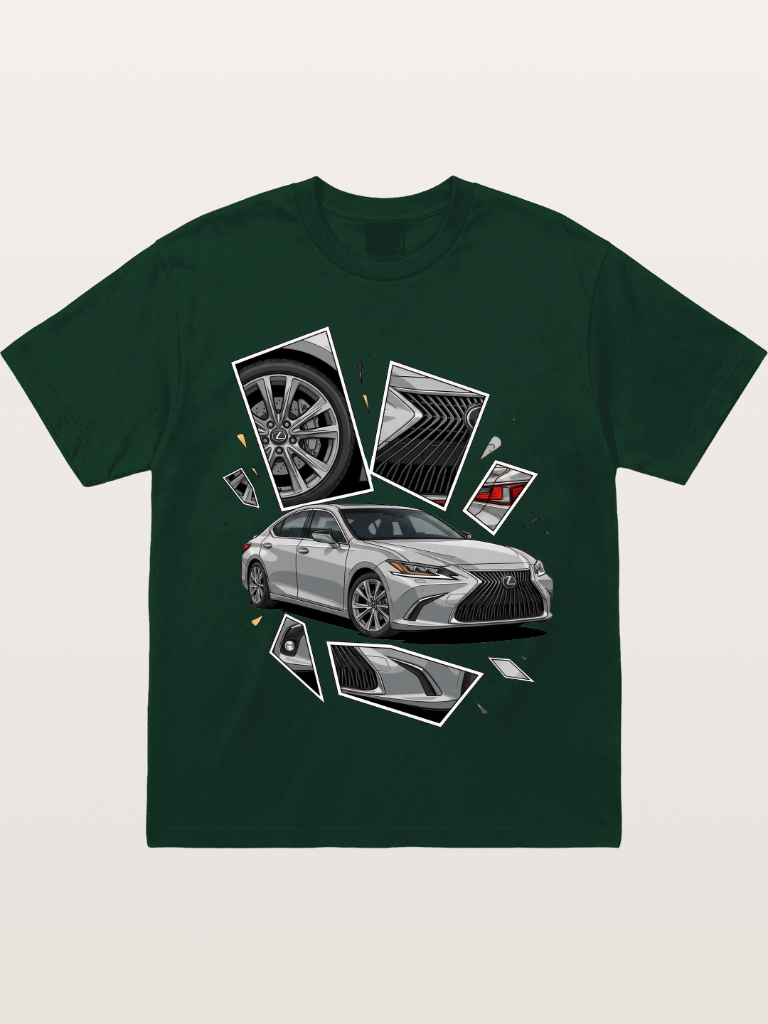 Lexus Sedan Exploded View Gildan T-shirt