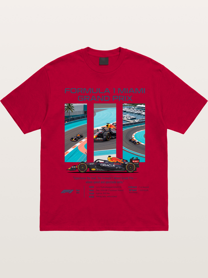 Miami Red Bull Race Art Gildan T-shirt
