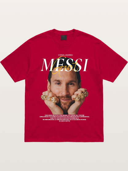 Messi GOAT Champion Rings Gildan T-shirt
