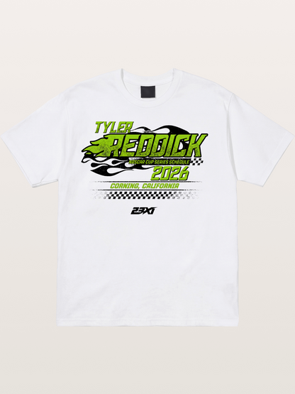 Tyler Reddick 2026 NASCAR Schedule Art Cotton T-shirt