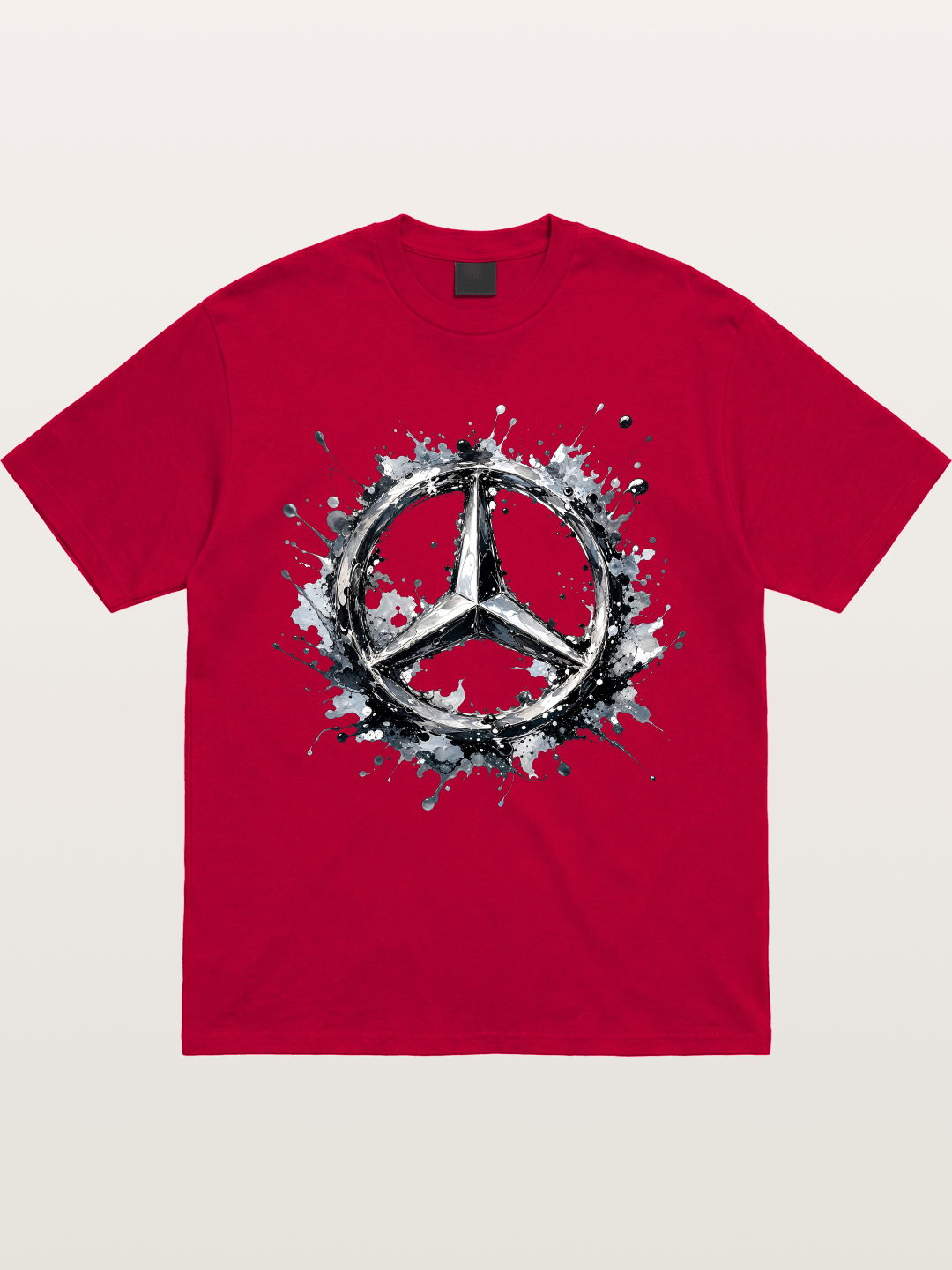 Mercedes Ink Wash Logo Art Gildan T-shirt
