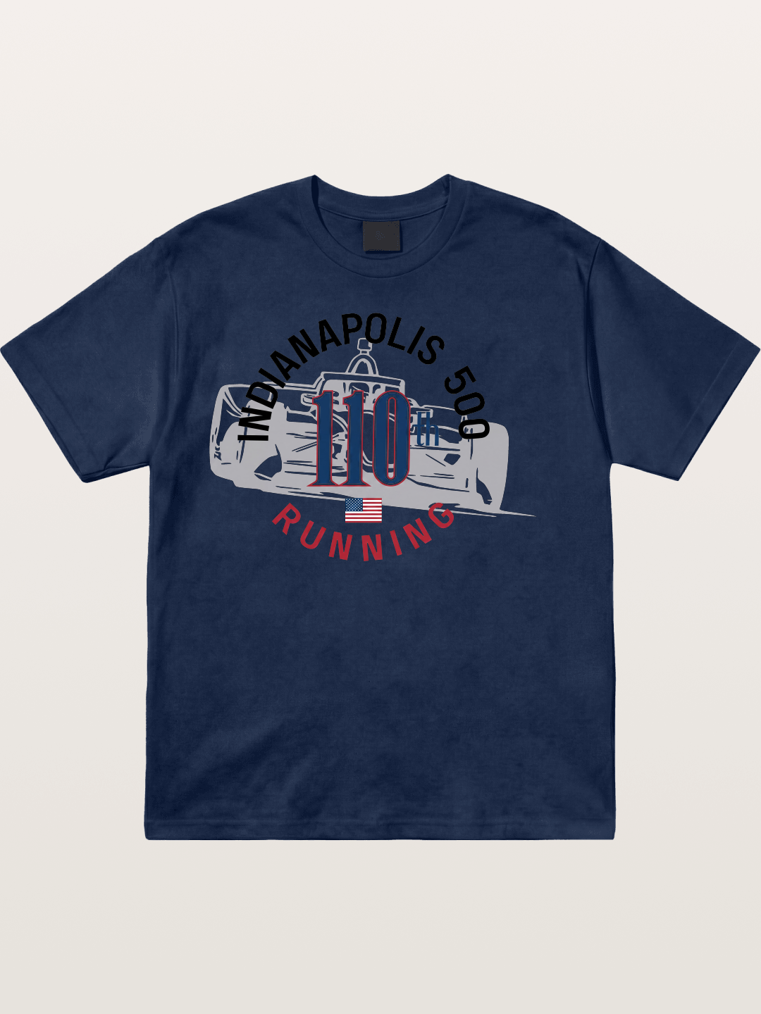 Indy 500 110th Anniversary Emblem Cotton T-shirt