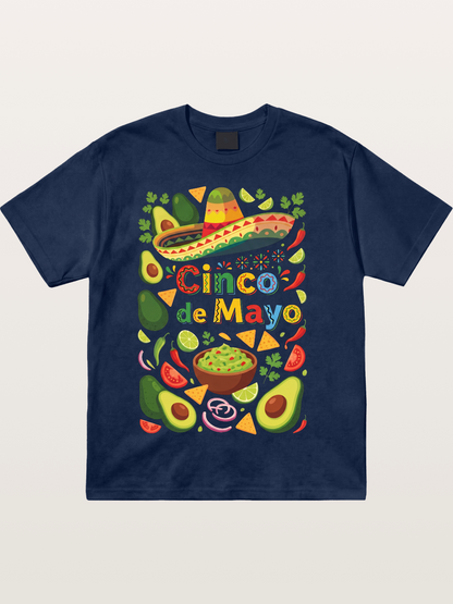 Mexican Avocado Tortilla Feast Cotton T-shirt