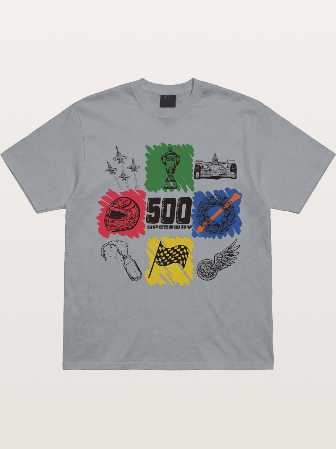 Indy 500 Sketch Gildan T-shirt