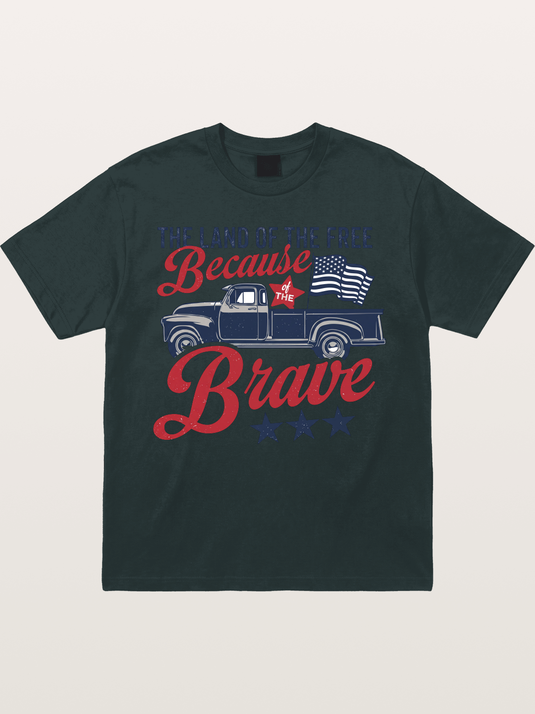 Land of the Free Vintage American Truck Gildan T-shirt