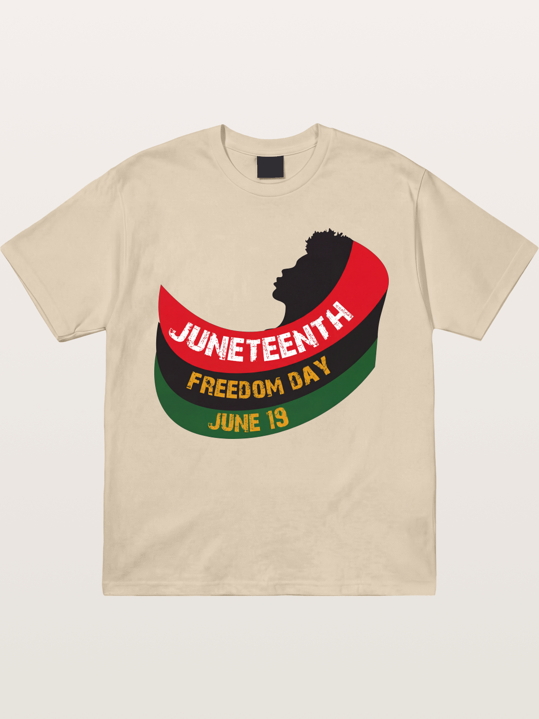 Juneteenth Freedom Day Silhouette Gildan T-shirt