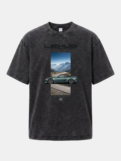 Lexus LC500 Coastal Villa Poster Washed T-shirt