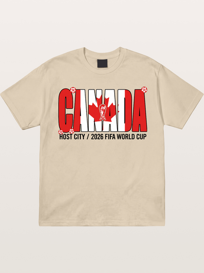 Canada 2026 World Cup Typography Gildan T-shirt