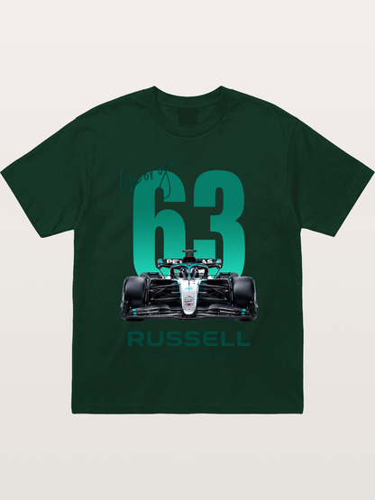 George Russell Mercedes F1 63 Gildan T-shirt