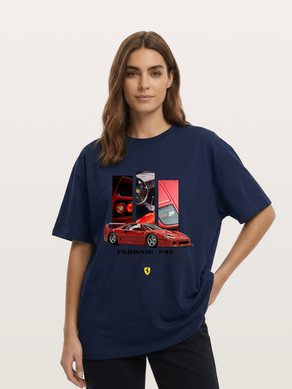 Vertical F40 Cotton T-shirt