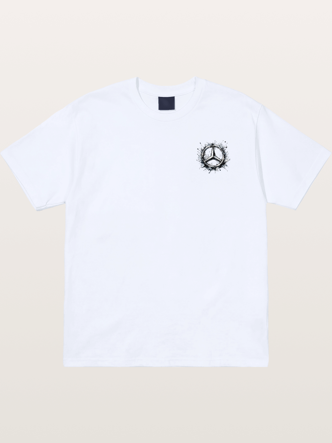 Mercedes Ink Wash Logo Art Gildan T-shirt