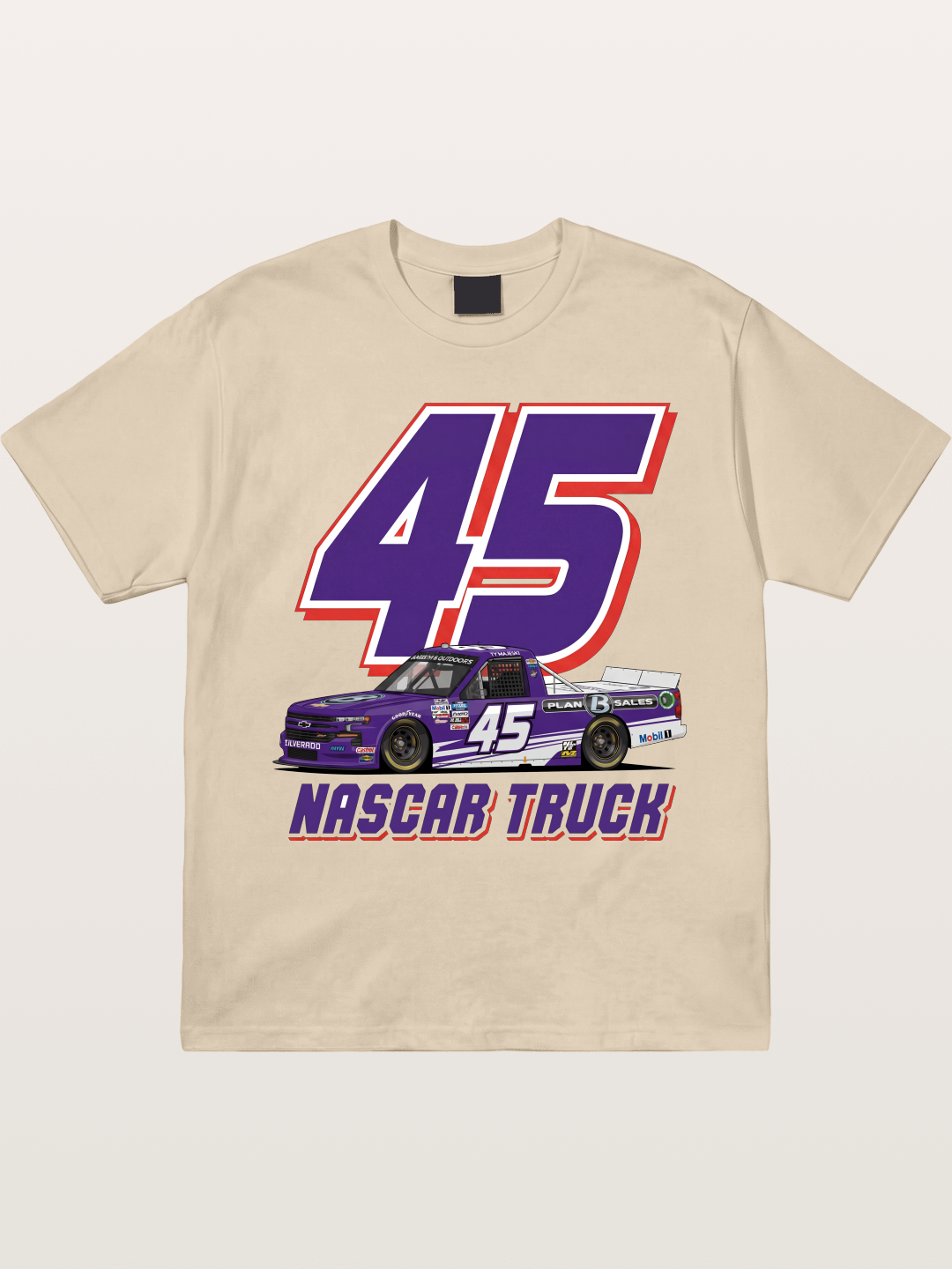 Purple 45 Racer Gildan T-shirt