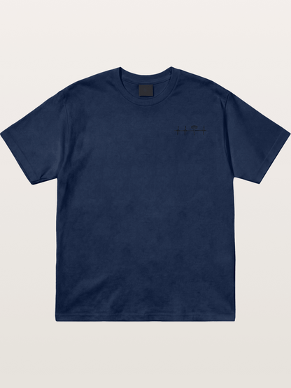 Tesla Logo Heartbeat Sticker Cotton T-shirt