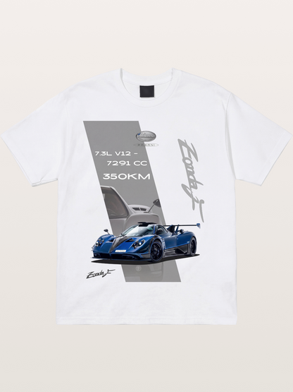 Pagani Zonda Technical Print Cotton T-shirt