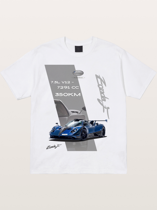 Pagani Zonda Technical Print Cotton T-shirt