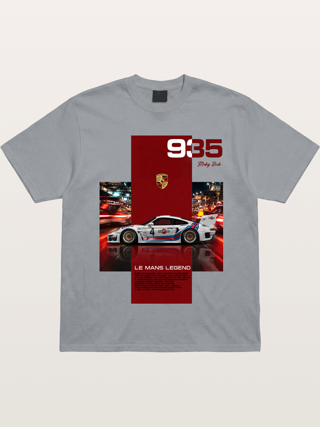 Porsche 935 Le Mans Legend Martini Gildan T-shirt