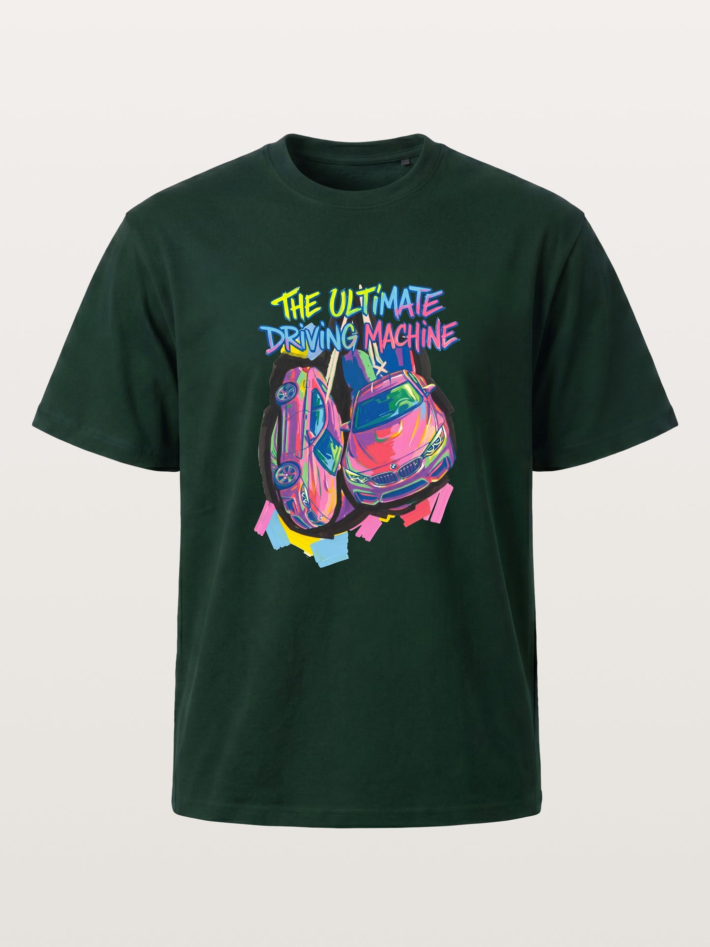 Graffiti BMW Driving Machine Gildan T-shirt