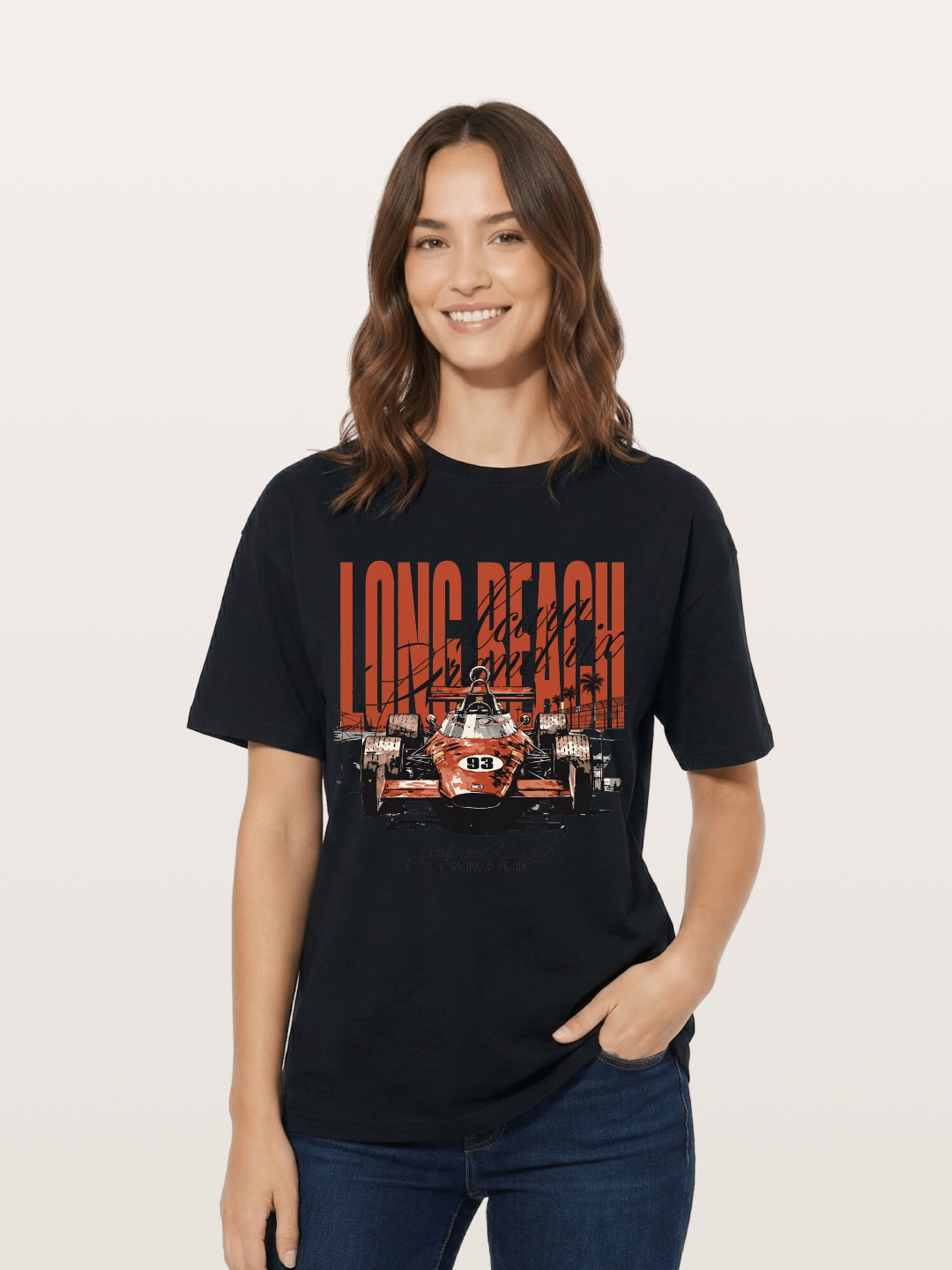 Long Beach Grand Prix Art Cotton T-shirt