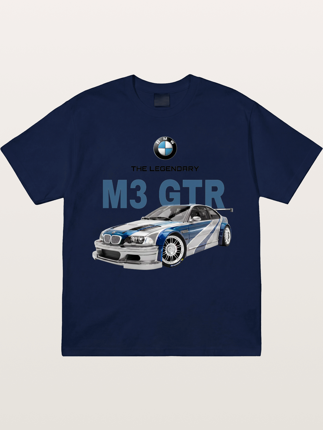 BMW M3 GTR Legend Print Gildan T-shirt
