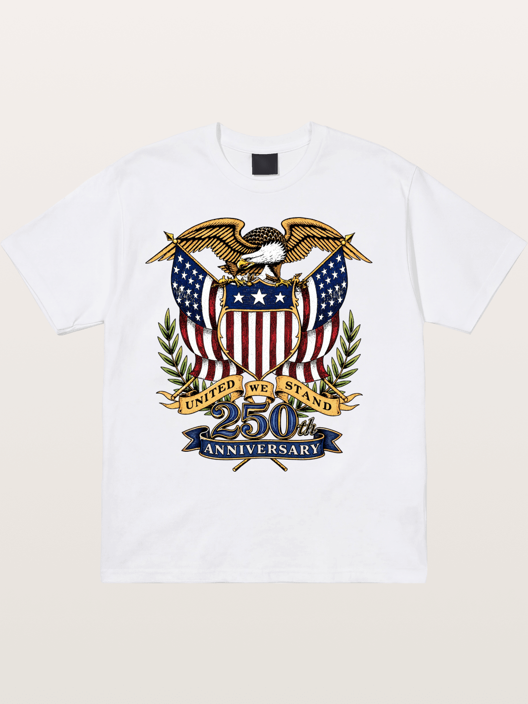 American Eagle Crest Art Cotton T-shirt