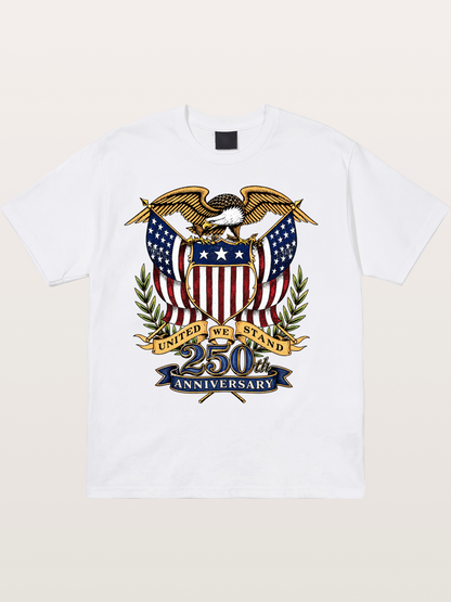 American Eagle Crest Art Cotton T-shirt