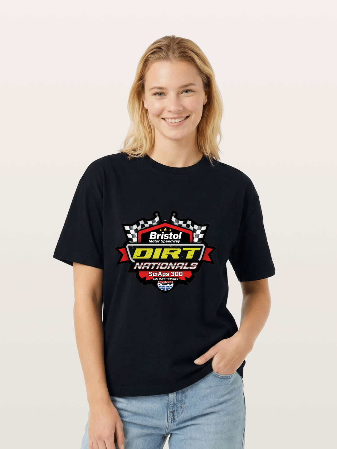 Bristol Dirt Nationals Logo Gildan T-shirt