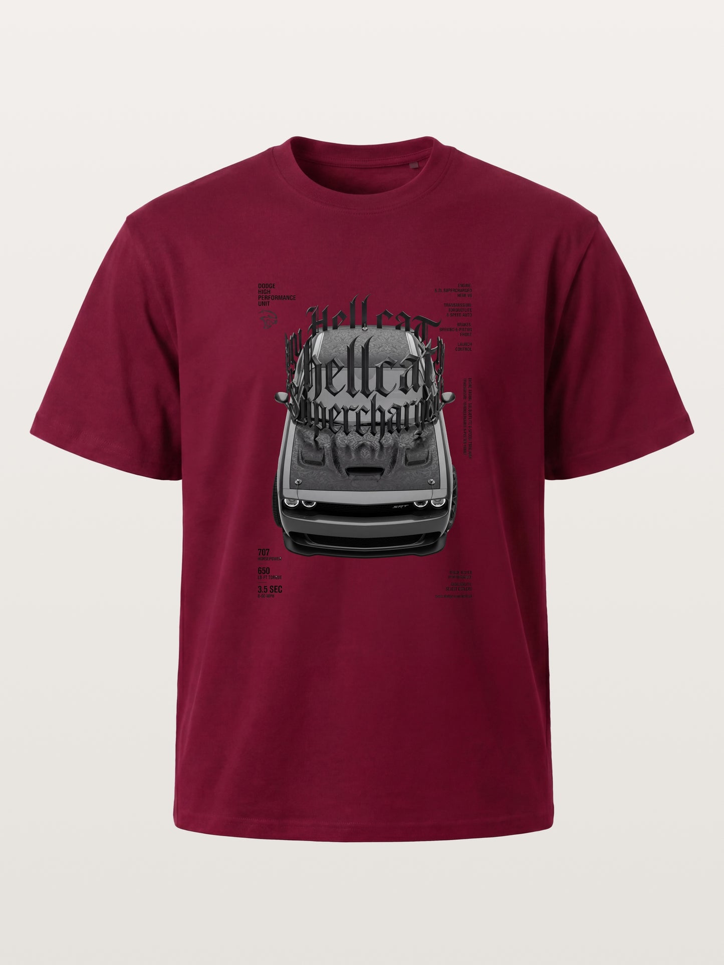Gothic Hellcat Front View Print Gildan T-shirt