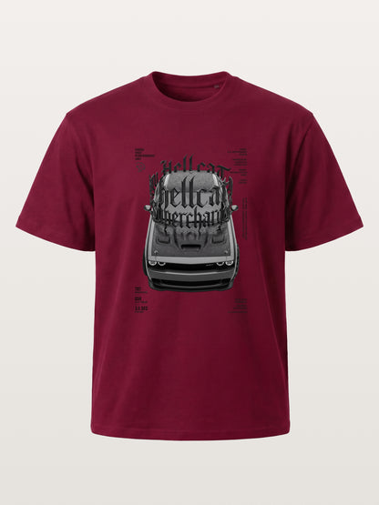 Gothic Hellcat Front View Print Gildan T-shirt