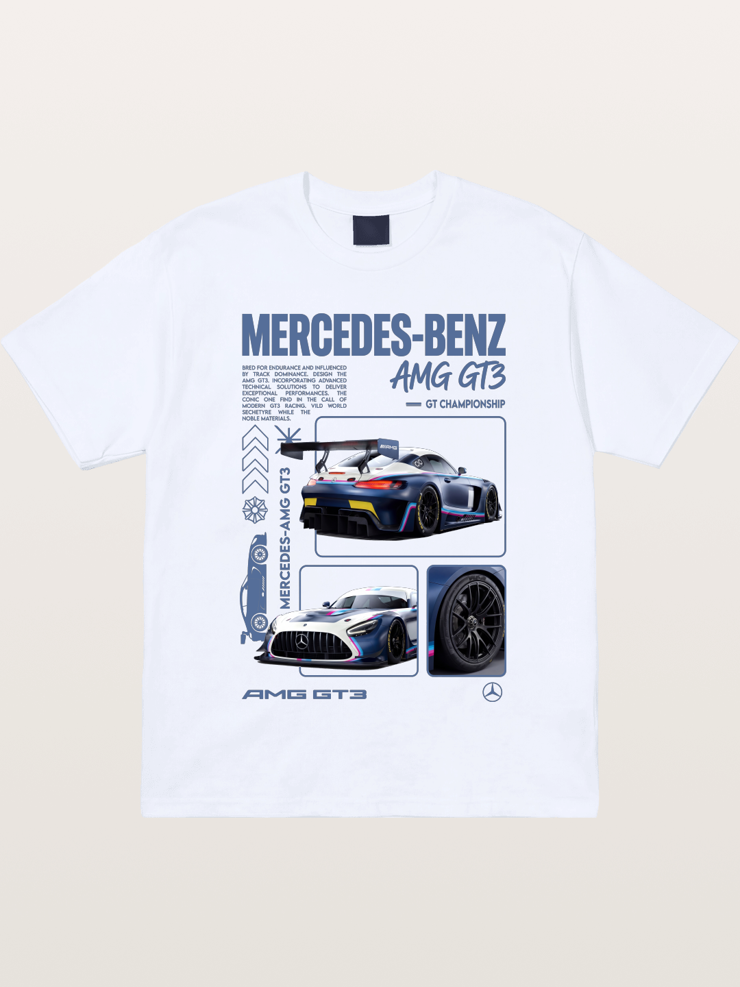 Mercedes AMG GT3 Race Car Gildan T-shirt