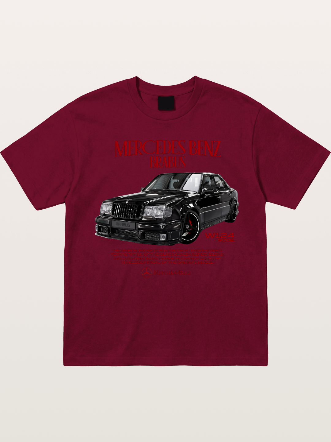 W124 500E Brabus Retro Gildan T-shirt
