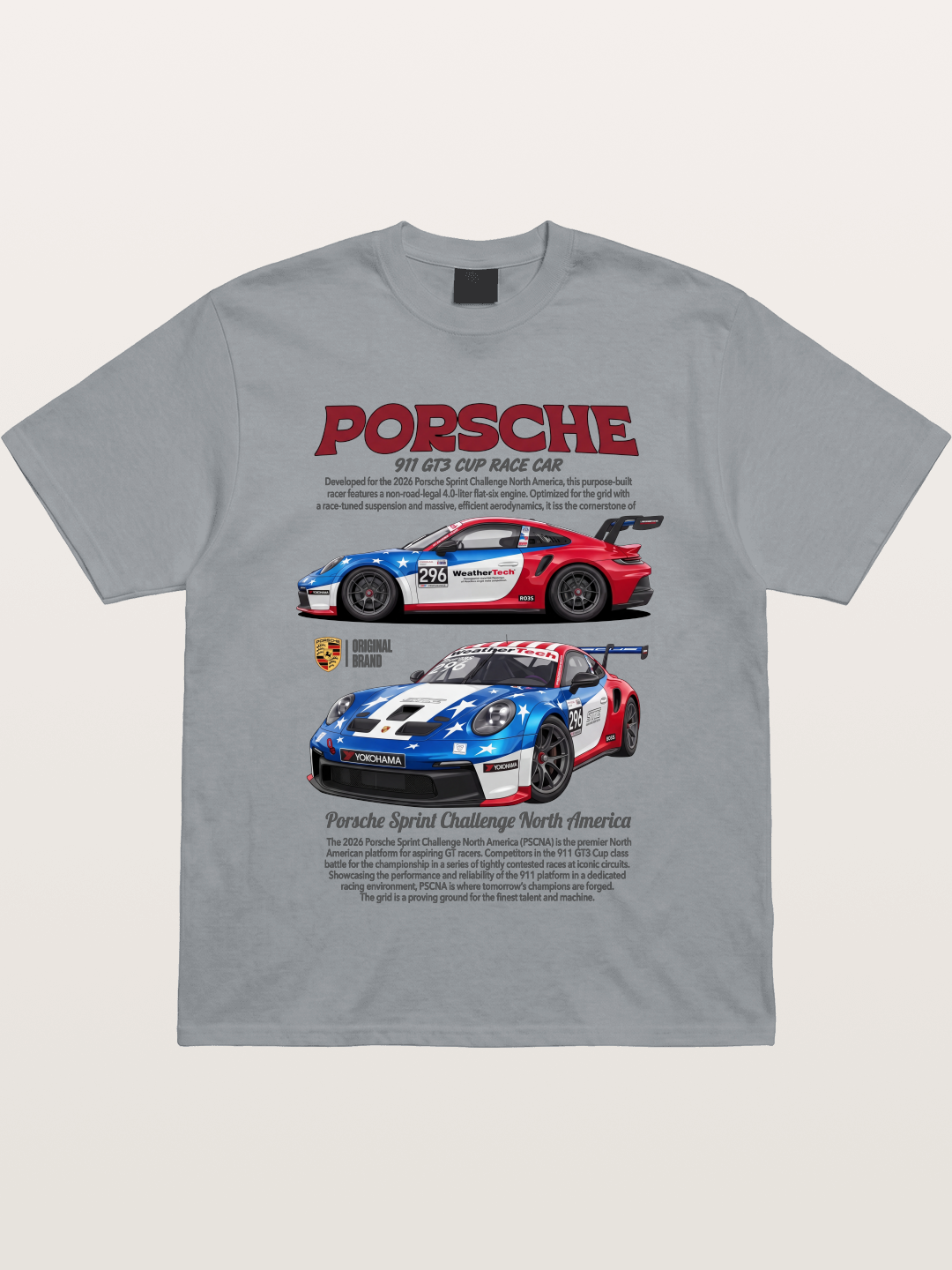 Porsche 911 GT3 Cup Sprint Challenge Gildan T-shirt