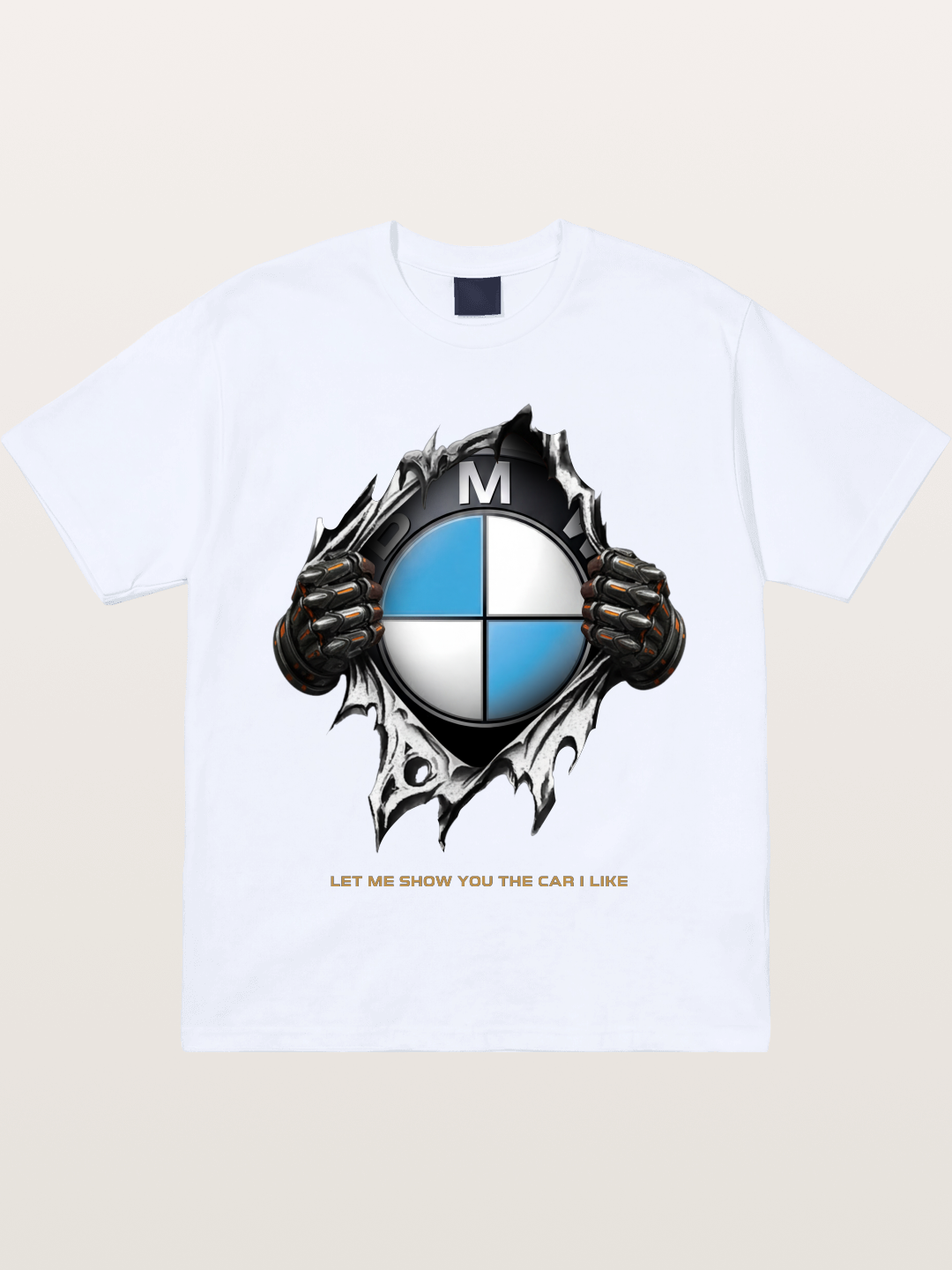 BMW Roundel Tear Through Design Gildan T-shirt