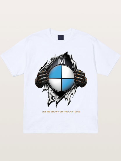 BMW Roundel Tear Through Design Gildan T-shirt
