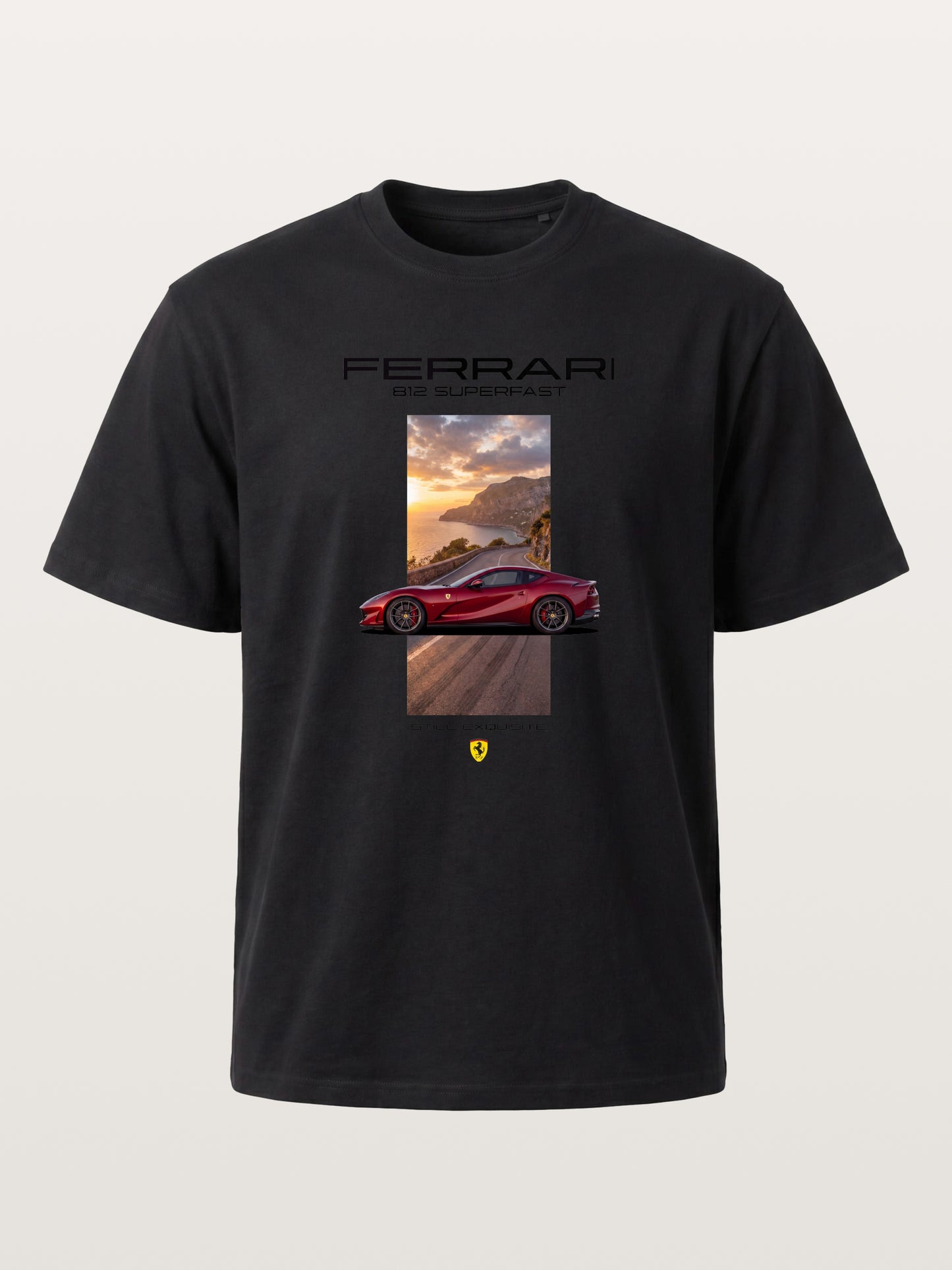 Ferrari 812 Tuscan Road Print Gildan T-shirt