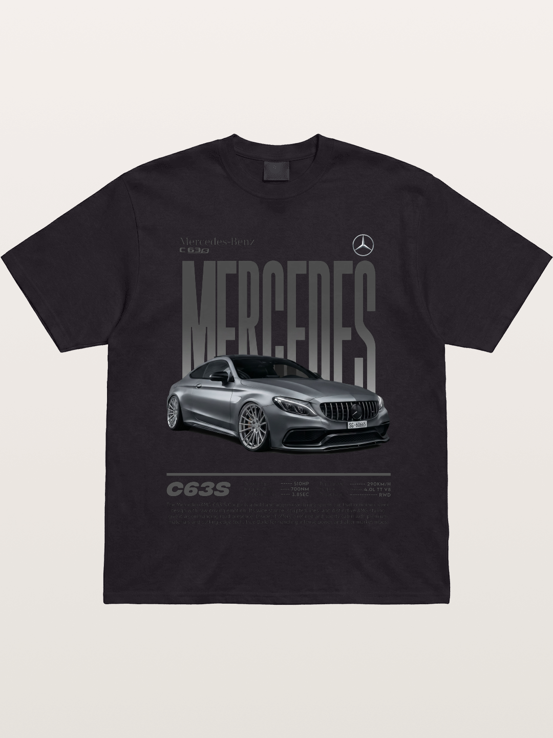Mercedes-Benz C63S Magazine Style Gildan T-shirt