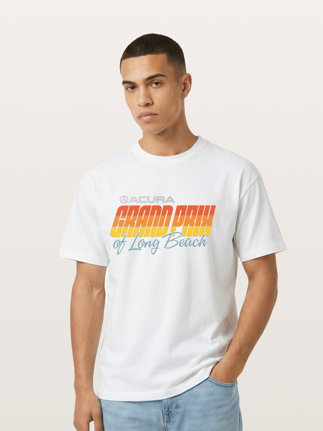 Sunset Grand Prix Typography Gildan T-shirt