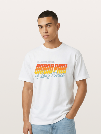 Sunset Grand Prix Typography Gildan T-shirt