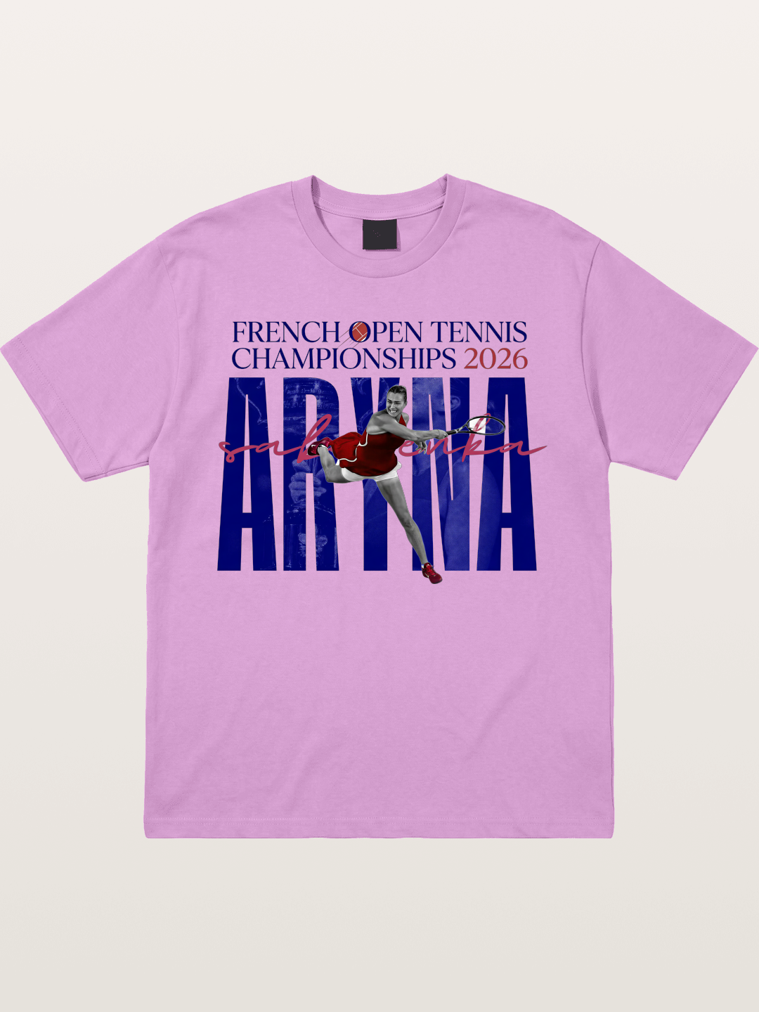 Aryna Sabalenka French Open Design Gildan T-shirt