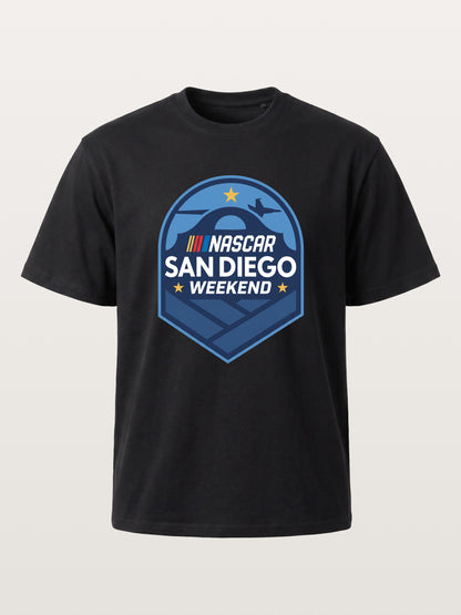 NASCAR San Diego Shield Emblem Gildan T-shirt