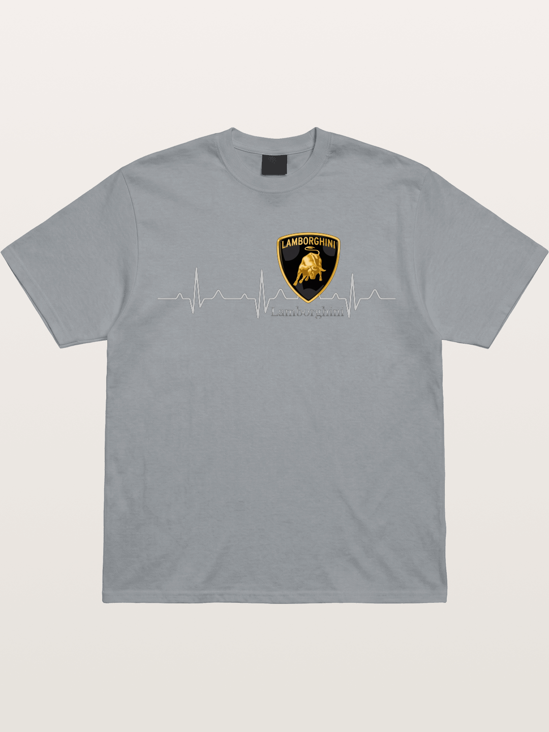 Lamborghini Heartbeat ECG Line Gildan T-shirt