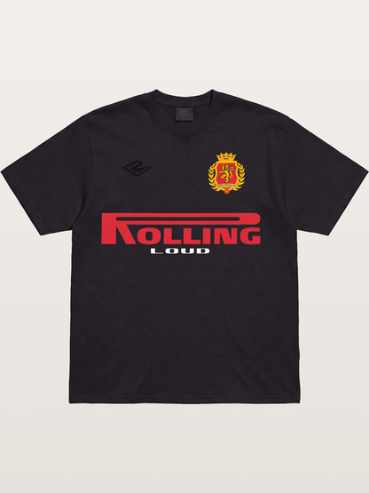Rolling Loud Crest Emblem Graphic Cotton T-shirt