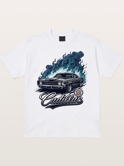 Smoke Burst Luxury Sedan Cotton T-shirt