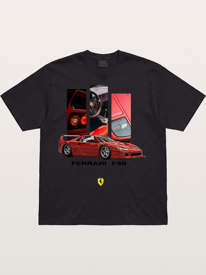 Vertical F40 Cotton T-shirt