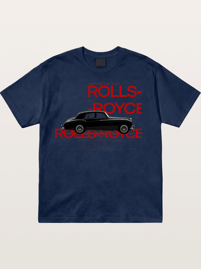Vintage Rolls Royce Poster Art Cotton T-shirt