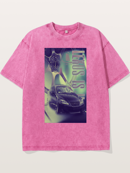 Lexus IS Gradient Tuning Art Washed T-shirt