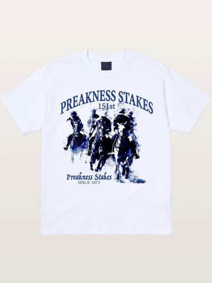 Preakness Stakes Watercolor Print Gildan T-shirt