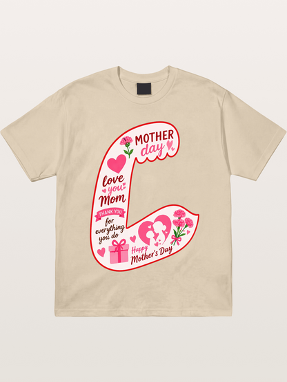 Mother's Day Love You Mom Art Gildan T-shirt