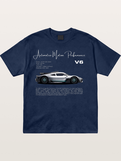 V6 Hybrid Power Cotton T-shirt